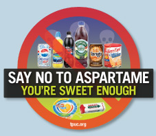 say no to aspartame